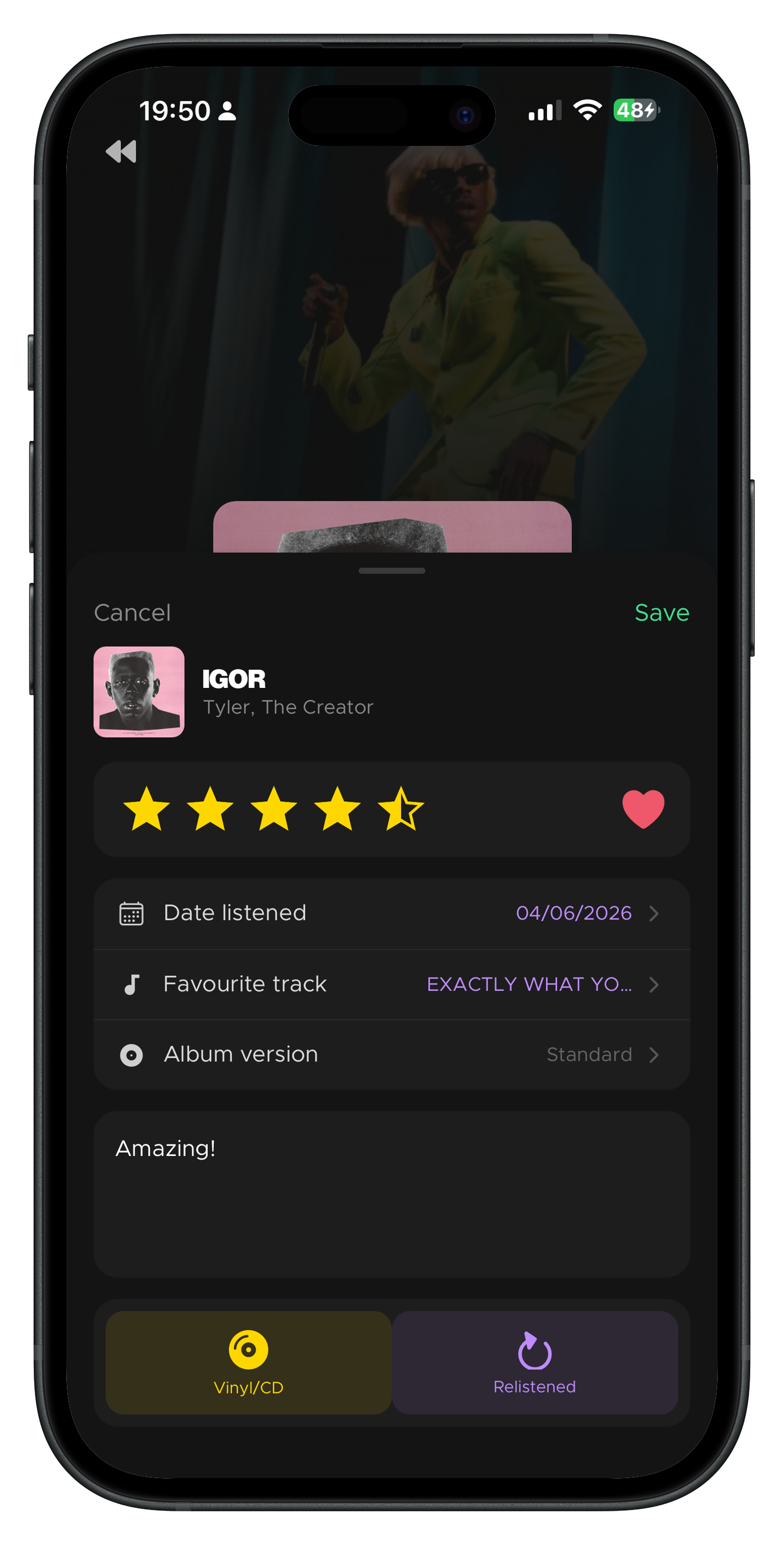 Rating and reviewing the album IGOR by Tyler, The Creator